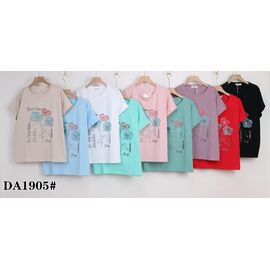 футболка жіноча KF-DA1905 mix р.58-65 "Annet" недорого оптом від прямого постачальника