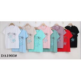 футболка жіноча KF-DA1903 mix р.58-65 "Annet" недорого оптом від прямого постачальника