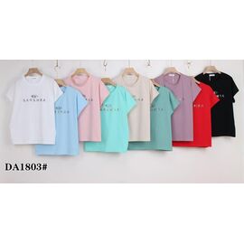 футболка жіноча KF-DA1803 mix р.54-62 "Annet" недорого оптом від прямого постачальника