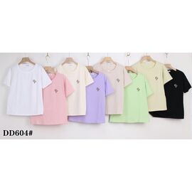 футболка жіноча KF-DD604 mix р.50-60 "Annet" недорого оптом від прямого постачальника