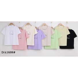 футболка жіноча KF-DA1608 mix р.50-60 "Annet" недорого оптом від прямого постачальника