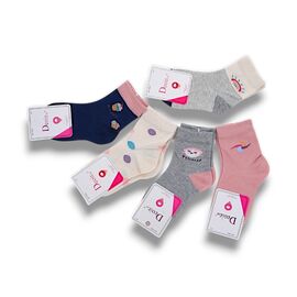Шкарпетки дитячі на дівчинку C602-19 mix р.5-7 "Jelzin" недорого оптом від прямого постачальника