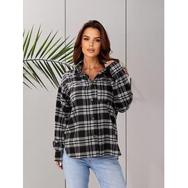 Сорочка жіноча 1050 black р.44-50 "Funny Love" недорого оптом від прямого постачальника