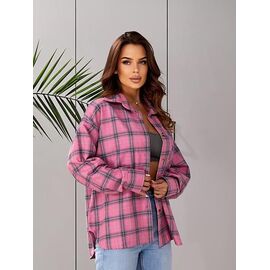 Фотография Рубашка женская 1050 pink р.44-50 "Funny Love" недорого оптом от прямого поставщика