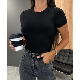 футболка жіноча 1064 black р.42-52 "FEMZONE" недорого оптом від прямого постачальника