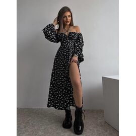 Фотография Платье женское 2070 black р.42-46 "Funny Love" недорого оптом от прямого поставщика