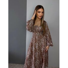 Фотография Платье женское 2070 brown р.42-46 "Funny Love" недорого оптом от прямого поставщика