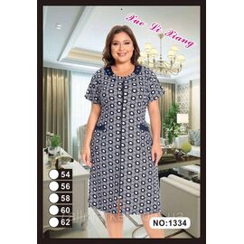 Фотография Халат женский домашний размер 54-62 "FLOWER" недорого от прямого поставщика