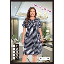 Фотография Халат женский домашний размер 54-62 "FLOWER" недорого от прямого поставщика