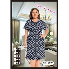 Фотография Халат женский домашний размер 54-62 "FLOWER" недорого от прямого поставщика