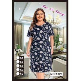 Фотография Халат женский домашний размер 54-62 "FLOWER" недорого от прямого поставщика