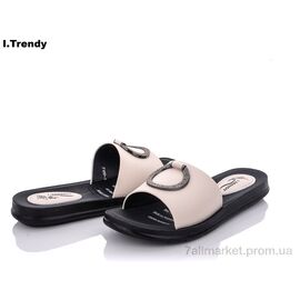 Фотография Шлепки женские облегченные Лето Z100-3 (8 пар р.40-44) "Trendy" недорого оптом от прямого поставщика