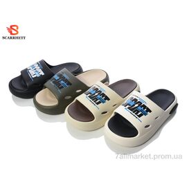 Фотография Шлепки детские летние Лето B7639 mix (24 пар р.36-41) "SCARRHETT" недорого оптом от прямого поставщика