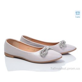 Балетки жіночі зручні Літо 3984-ABC12-10 (8 пар р.36-41) "Мир" недорого оптом від прямого постачальника