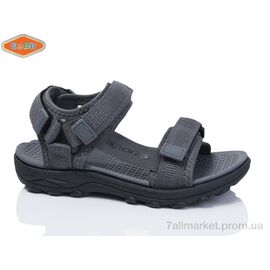 Сандалії дитячі літні Літо 1645-2 grey (8 пар р.31-36) "EeBb" недорого оптом від прямого постачальника