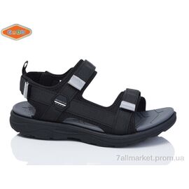 Сандалії дитячі літні Літо 1626 black (8 пар р.36-41) "EeBb" недорого оптом від прямого постачальника