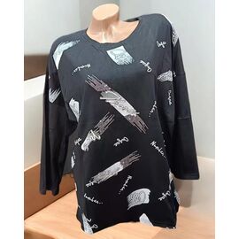 Фотография Свитер женский 27081 black р.52-56 "Elena&Vika" недорого оптом от прямого поставщика