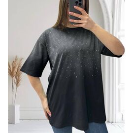 футболка жіноча 25106 black р.46-58 "G.L.S.A" недорого оптом від прямого постачальника