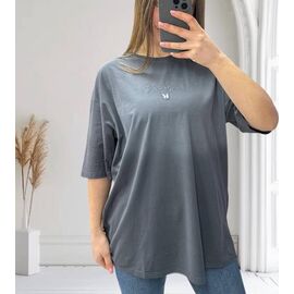 Фотография Футболка женская 25107 grey р.46-58 "G.L.S.A" недорого оптом от прямого поставщика