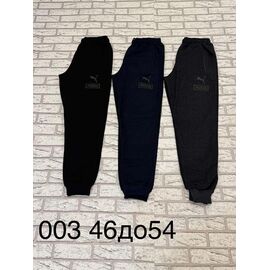 Фотография Штаны спортивные мужские 003 black р.46-54 "Long Sport" недорого оптом от прямого поставщика
