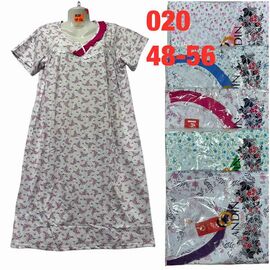 Фотография Ночнушка женская 020 mix р.48-56 "WHITE" недорого оптом от прямого поставщика