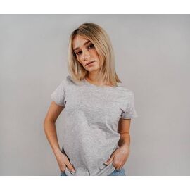 Фотография Футболка женская 9 grey р.S-XL "VICTORY" недорого оптом от прямого поставщика