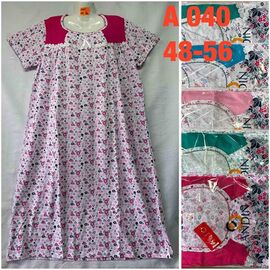 Фотография Ночнушка женская A040 mix р.48-56 "SHELLY" недорого оптом от прямого поставщика