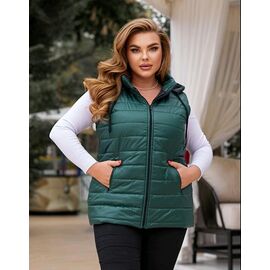 Жилетка жіноча A02-4 green р.52-62 "SDF" недорого оптом від прямого постачальника
