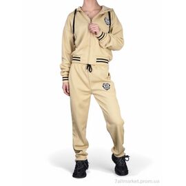 Спортивний костюм жіночий Весна/осінь WLT5330 beige (4 шт. р.сіткаS-XL) "Fabullok" недорого оптом від прямого постачальника
