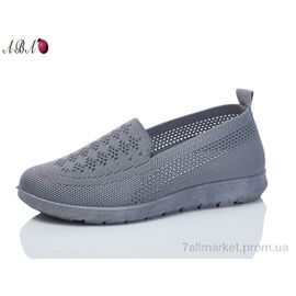 Фотография Слипоны женские тканевые Лето 318 (8 пар р.37-41) "Aba" недорого оптом от прямого поставщика