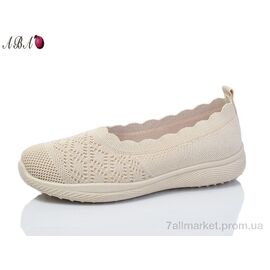 Сліпони жіночі тканинні Літо 322-5 (8 пар р.37-41) "Aba" недорого оптом від прямого постачальника