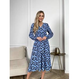 Плаття жіноче 2403 l.blue р.42-52 "BONJOUR" недорого оптом від прямого постачальника