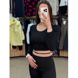 Фотография Топ женский 5068 black р.42-48 "BONJOUR" недорого оптом от прямого поставщика