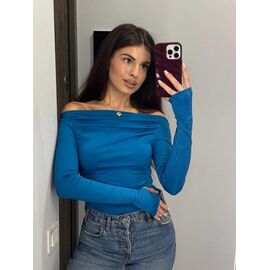 Светр жіночий 5136 blue р.42-48 "BONJOUR" недорого оптом від прямого постачальника