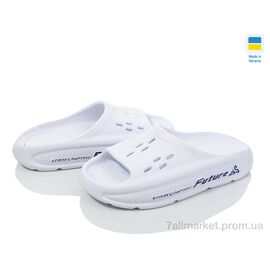Шльопанці жіночі полегшені Літо DS72 білий (8 пар р.36-41) "Inblue" недорого оптом від прямого постачальника