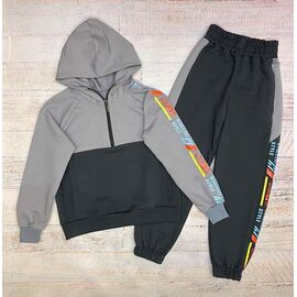 Костюм дитячий спортивний на хлопчика 2503 grey р.128-152 "LIMA SPORT" недорого оптом від прямого постачальника