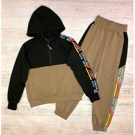 Костюм дитячий спортивний на хлопчика 2503 beige р.128-152 "LIMA SPORT" недорого оптом від прямого постачальника