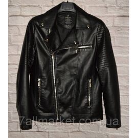 Фотография Куртка мужская кожзам, на молнии размеры 48-58 "FUDIAO" недорого от прямого поставщика