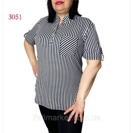 Фотография Блузка женская стильная/полу-батал размеры XL-6XL"NICOLAS" недорого от прямого поставщика