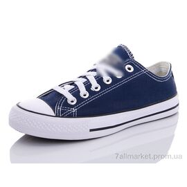 Фотография Кеды женские стильные Весна/осень KW1 navy (12 пар р.36-41) "CR" недорого оптом от прямого поставщика