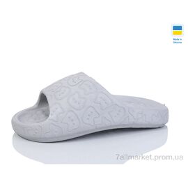 Шльопанці жіночі полегшені Літо 77-22 сірі (6 пар р.36-41) "Alex" недорого оптом від прямого постачальника