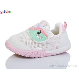 Фотография Кроссовки детские модные Весна/осень 2056-1 (10 пар р.17-21) "Yalike" недорого оптом от прямого поставщика
