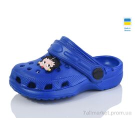 Фотография Кроксы детские летние Лето М3 синій (6 пар р.24-29) "Inblue" недорого оптом от прямого поставщика