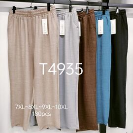 Фотография Штаны женские летние T4935 mix р.7XL-10XL "VICTORY" недорого оптом от прямого поставщика