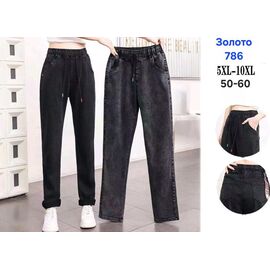 Фотография Джинсы женские 786 mix р.5XL-10XL "Hoan" недорого оптом от прямого поставщика