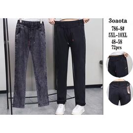 Фотография Джинсы женские 786-8 mix р.48-58 "Hoan" недорого оптом от прямого поставщика