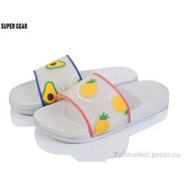 Фотография Шлепки женские облегченные Лето S756-2 mix (12 пар р.36-41) "Super Gear" недорого оптом от прямого поставщика