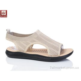 Фотография Босоножки женские летние Лето F16-5 (8 пар р.37-42) "WSMR" недорого оптом от прямого поставщика