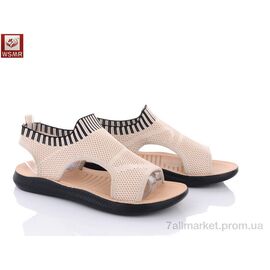 Фотография Босоножки женские летние Лето F09-3 (8 пар р.37-42) "WSMR" недорого оптом от прямого поставщика