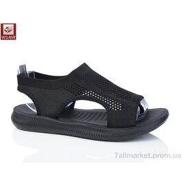 Фотография Босоножки женские летние Лето F12-1 (8 пар р.37-42) "WSMR" недорого оптом от прямого поставщика